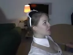 Mayo, follando con la casera sexo interracial, se despertó para coger